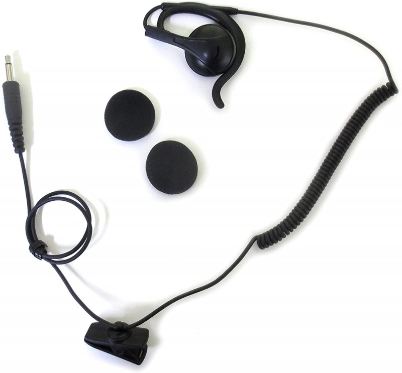 アイコム　ICOM　アルインコ　ALINCO　ヤエス　八重洲　ケンウッド　KENWOOD　スタンダード用　3．5φ　トランシーバー　耳掛け型　イヤホン【純正品製造工場生産品】　SP-29　EME-50　汎用品　イヤーパッド2個付