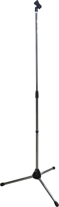 マイクスタンド　フロアタイプ　約3．5cm径まで対応クリップ型マイクホルダー付き