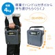 録音機能付き　バッテリー内蔵ポータブルワイヤレススピーカー（マイクなし） - 画像4
