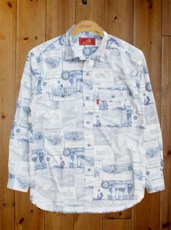 All-over Pattern Work Shirt