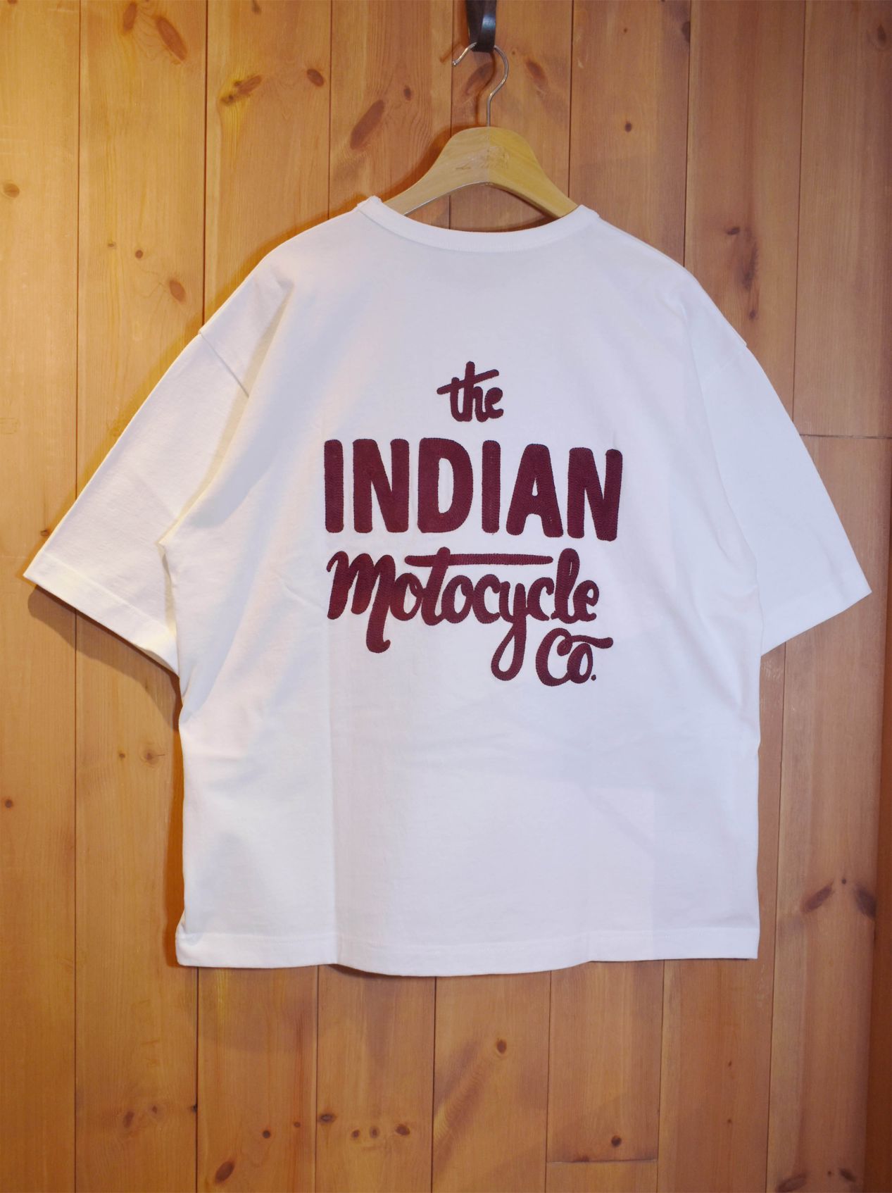 チェーン刺繍TEE 