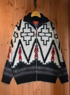 W-Jacquard Zip-up Jacket 