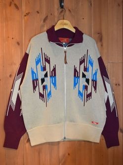 W-Jacquard Zip-up Jacket 