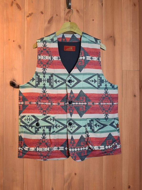 NAVAJO JACQUARD WORK VEST