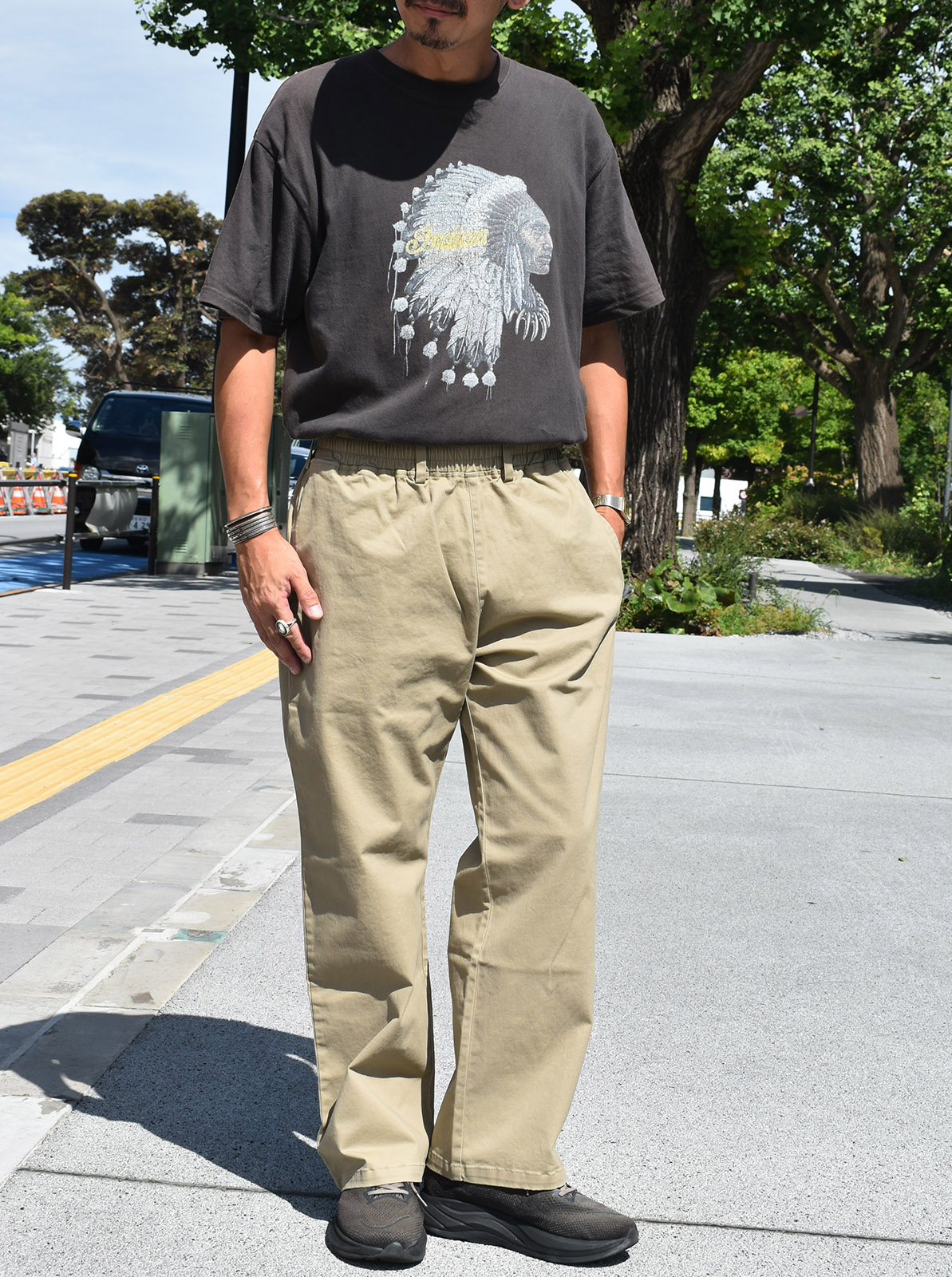 "CHIMAYO"WIDE EASY PANTS