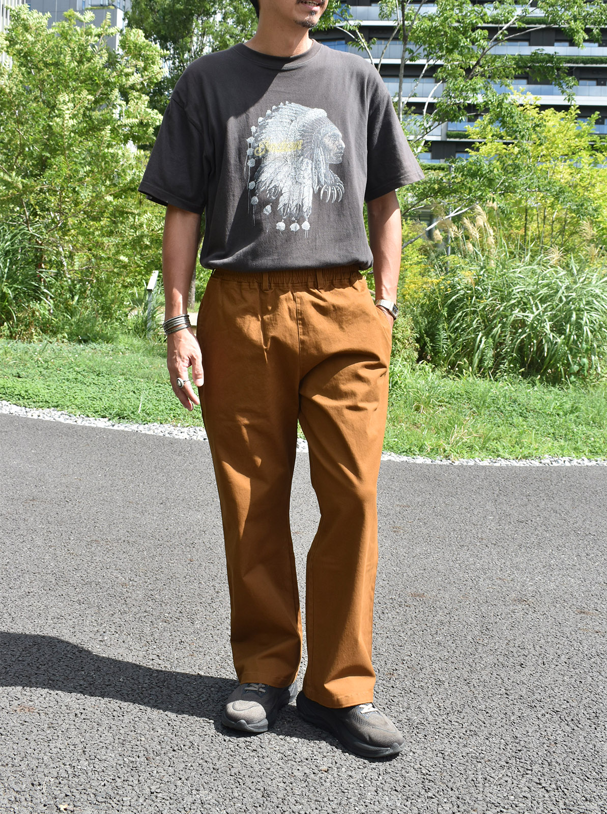 "CHIMAYO"WIDE EASY PANTS