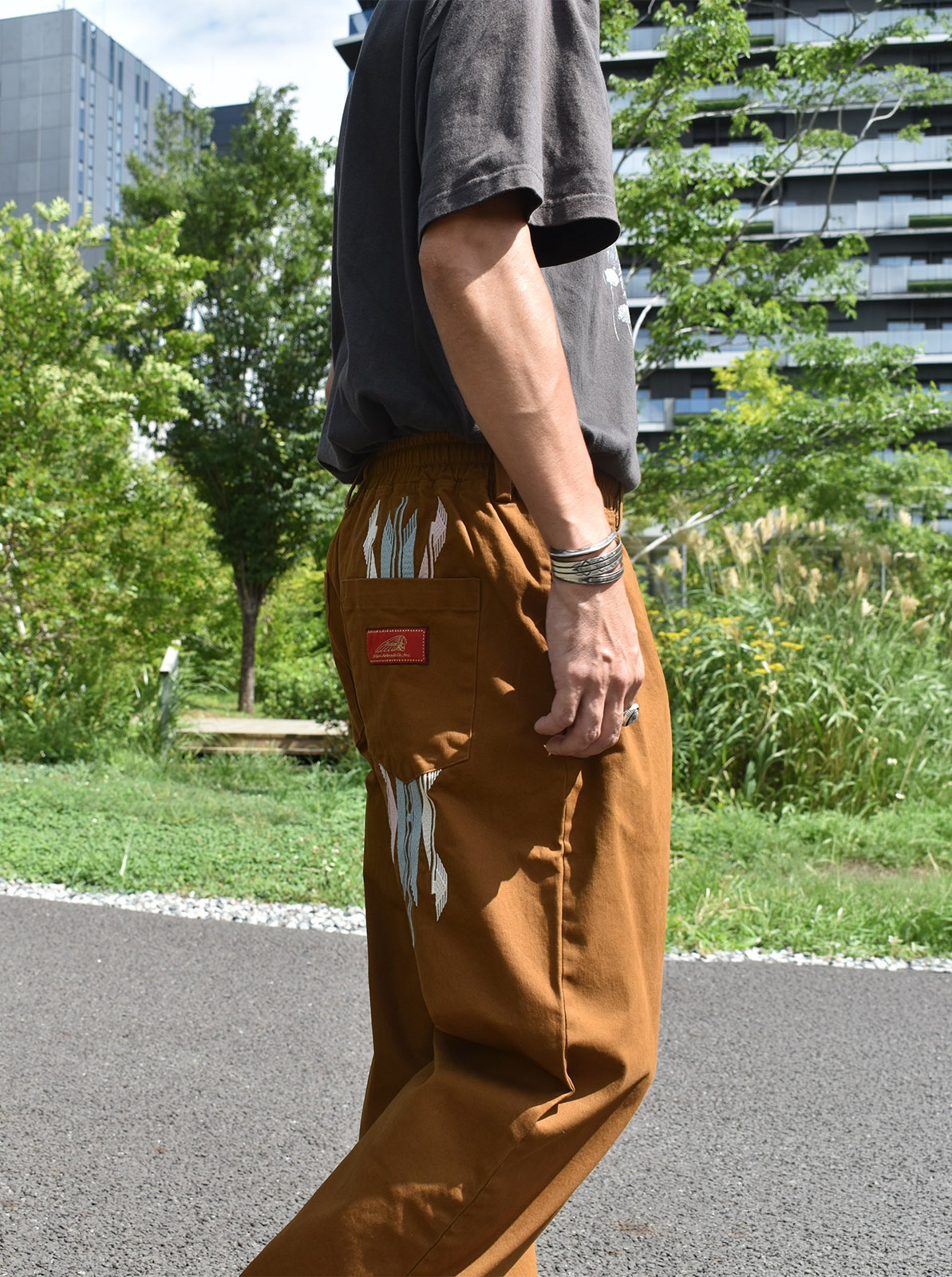 "CHIMAYO"WIDE EASY PANTS