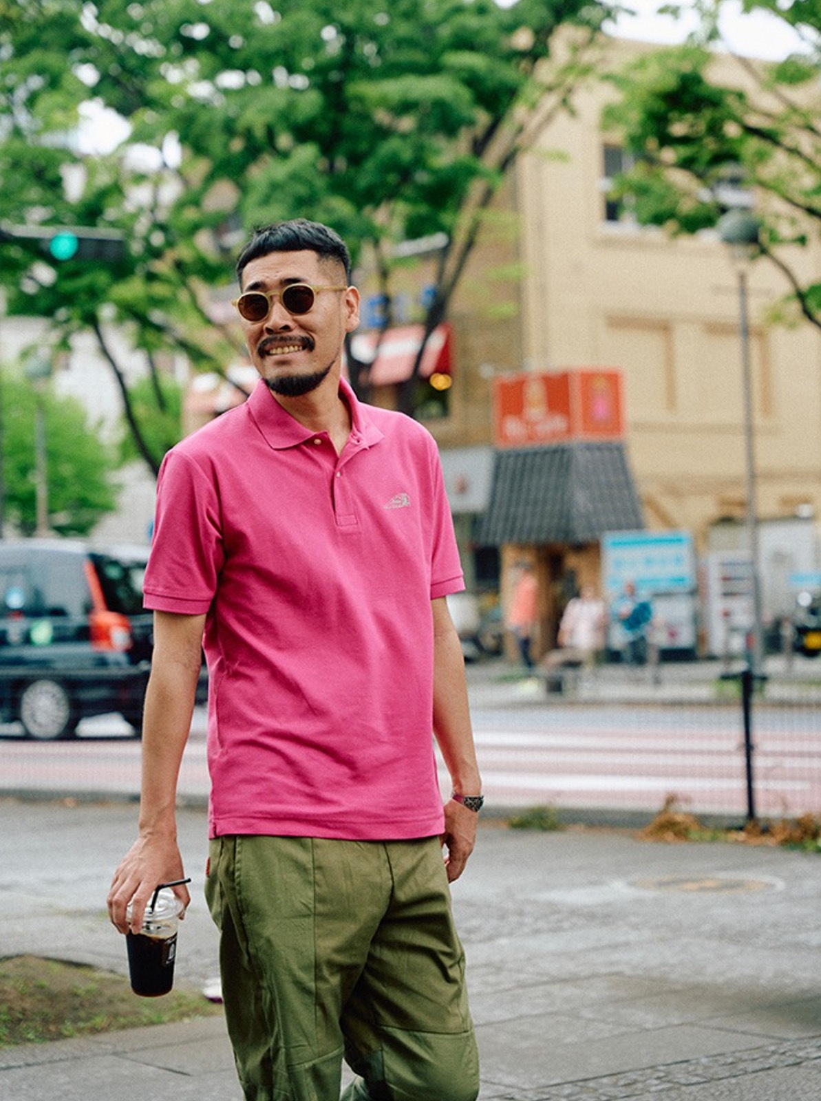 Dry polo shirt "Head mark"