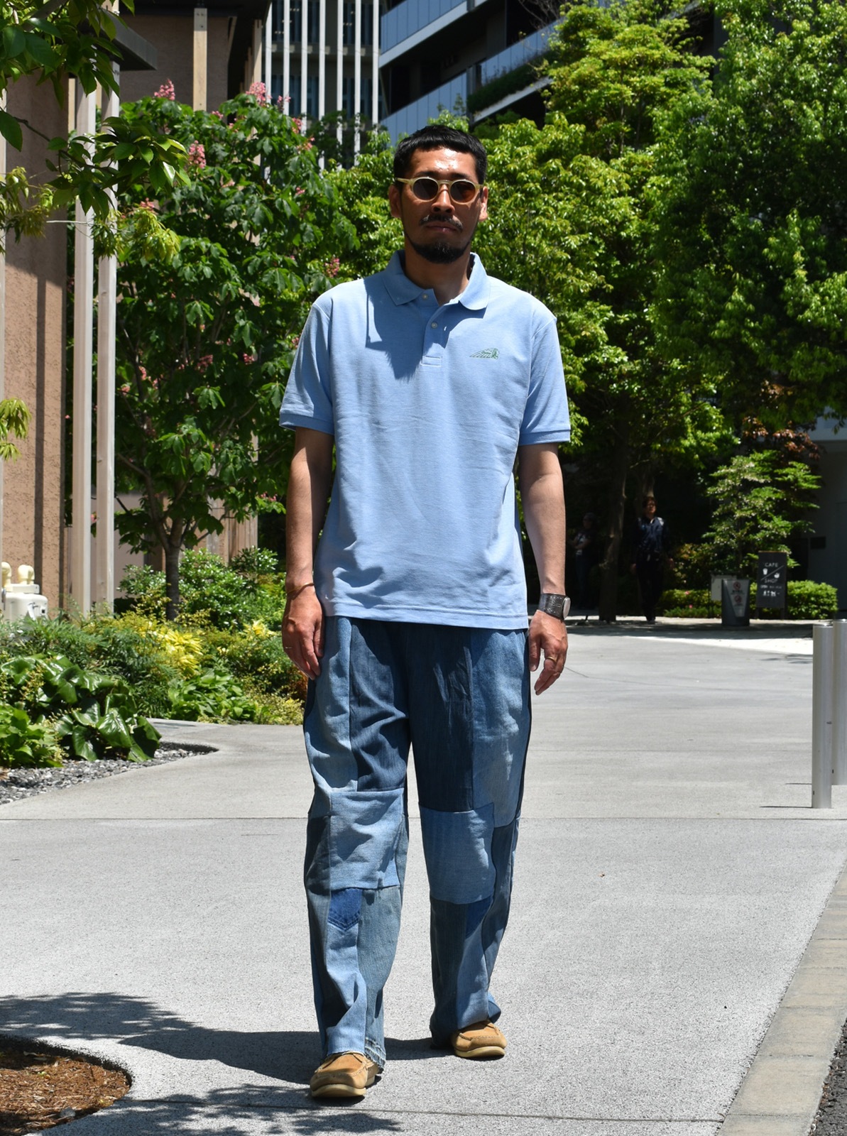 Dry polo shirt "Head mark"