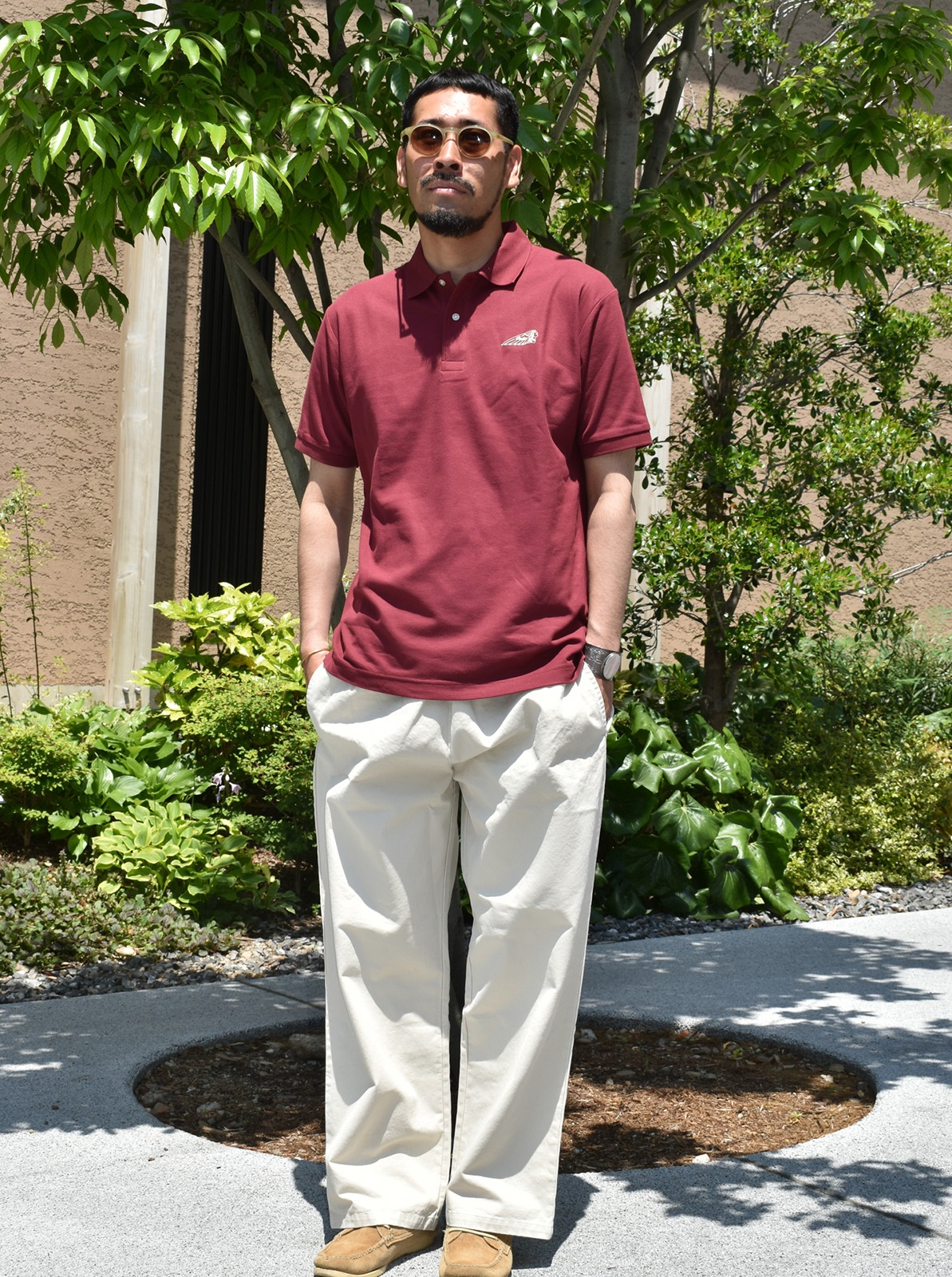 Dry polo shirt "Head mark"