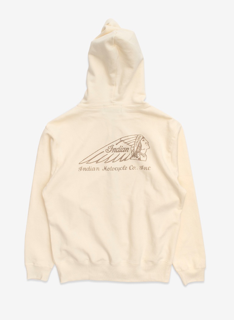 Indian Basic Zip-up Hoodie ��Logo print��