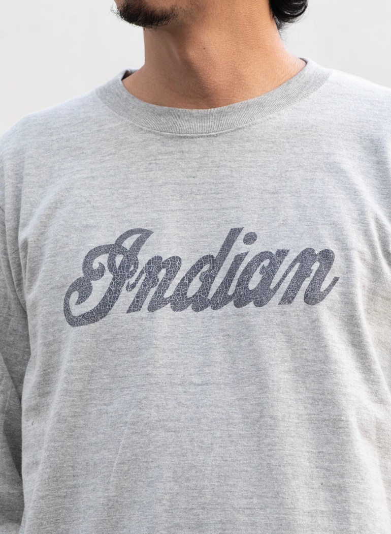 indian Basic L/S tee "logo"