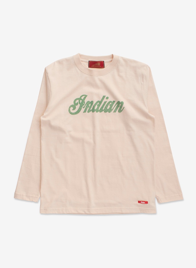 indian Basic L/S tee "logo"