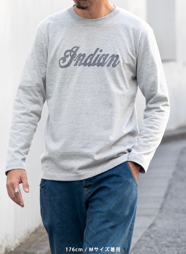 indian Basic L/S tee "logo"