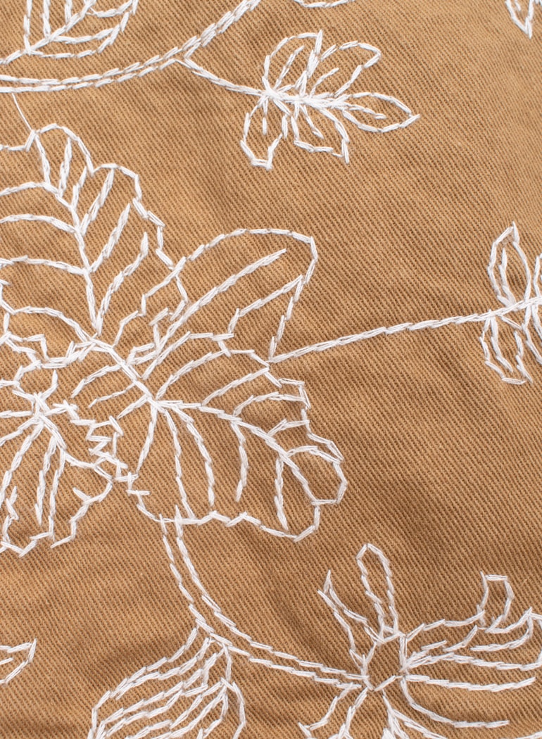 Shorts "flower embroidery"