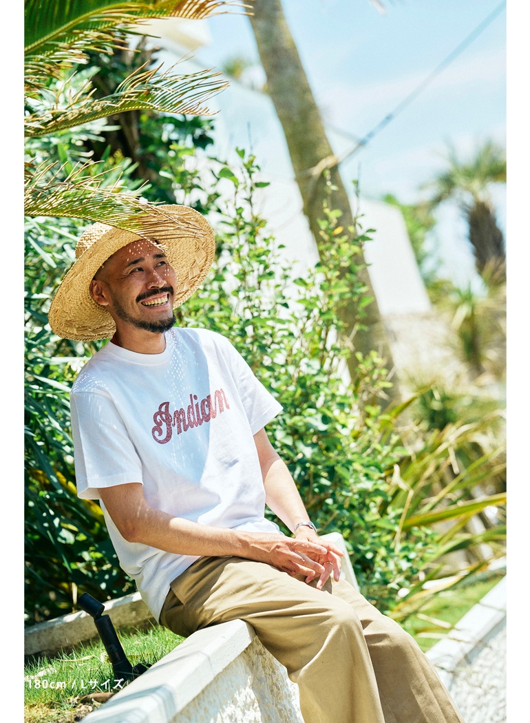 indian basic tee "logo"