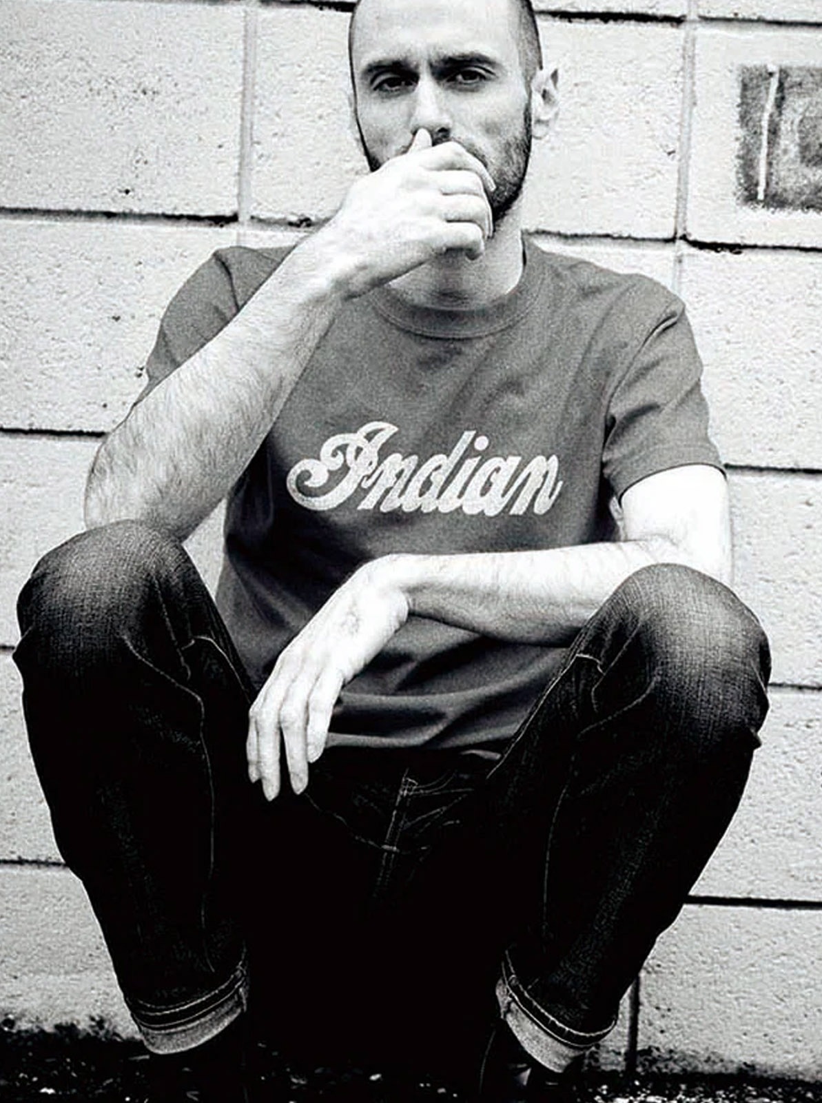 Indian basic tee "logo"