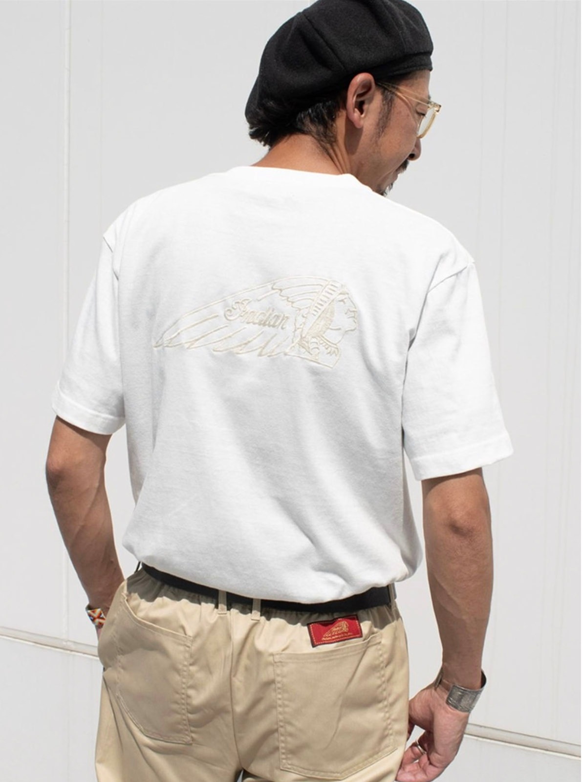 Indian Basic S/S T-shirt "Big Headmark"