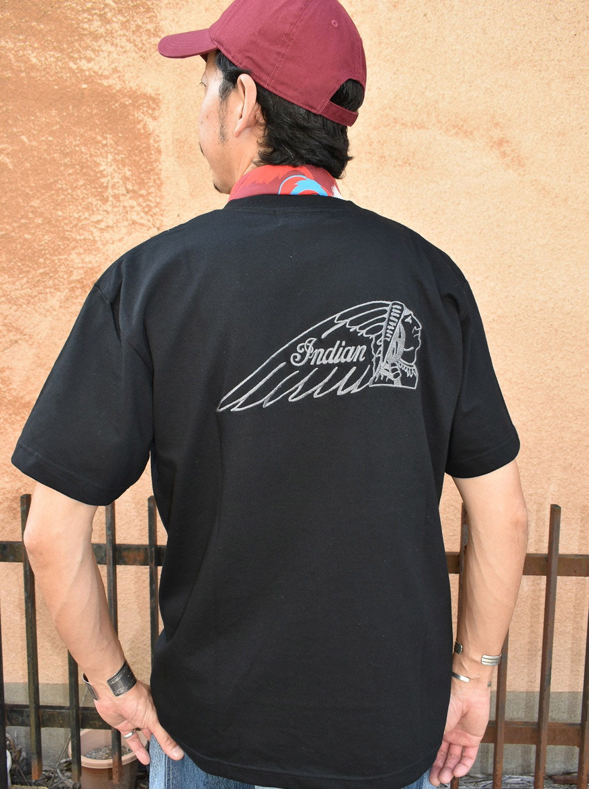 Indian Basic S/S T-shirt "Big Headmark"