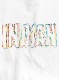 S/S T-shirt "RAINBOW STITCH"