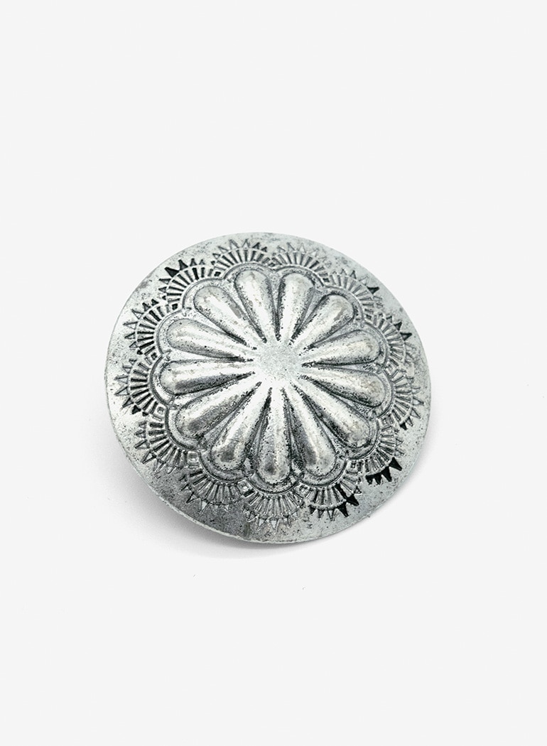 Indian Original Concho Hair Ties "Cactus Flower"