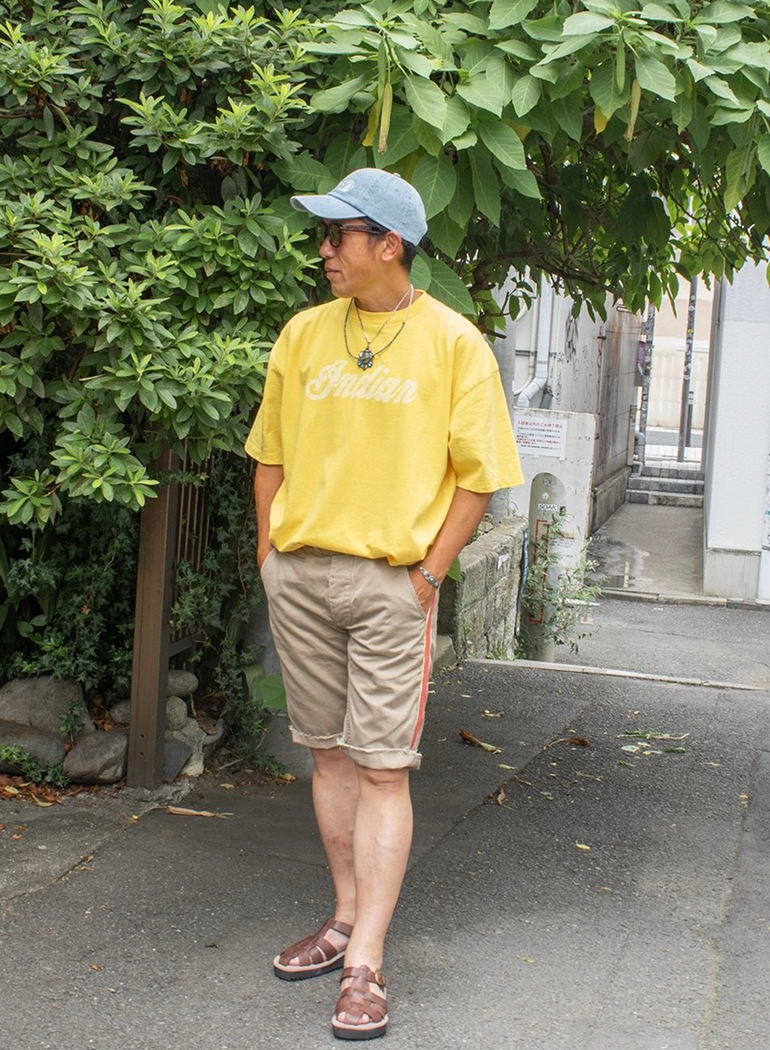 Pigment Dye Big S/S Tee "Logo"