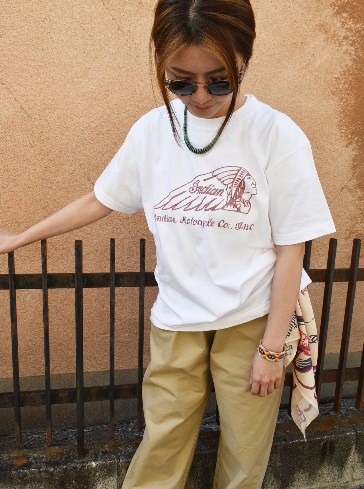 Indian Basic T-shirt "HEAD-MARK"