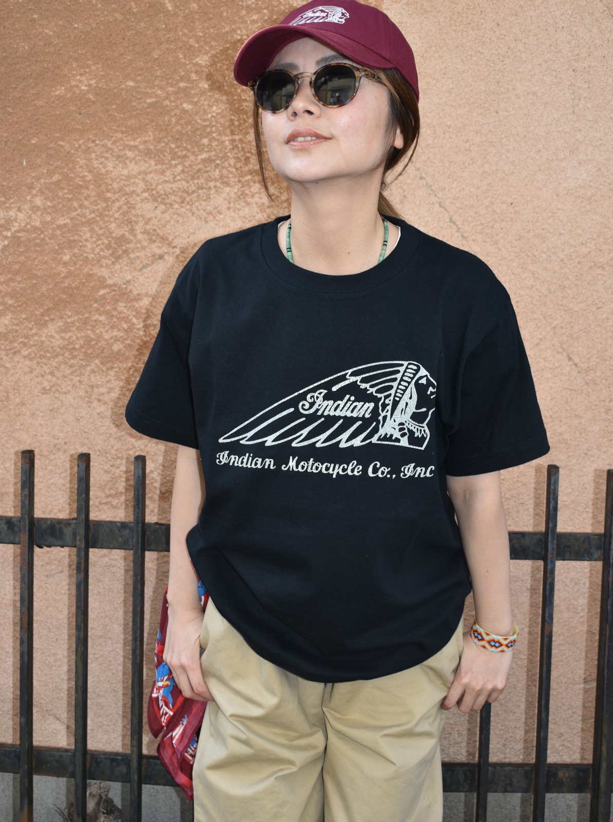 Indian Basic T-shirt "HEAD-MARK"