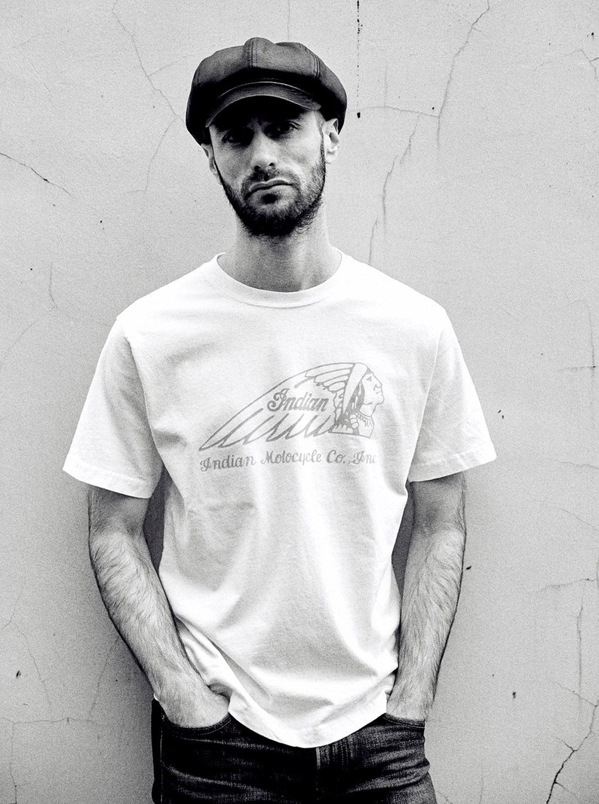 Indian Basic T-shirt "HEAD-MARK"