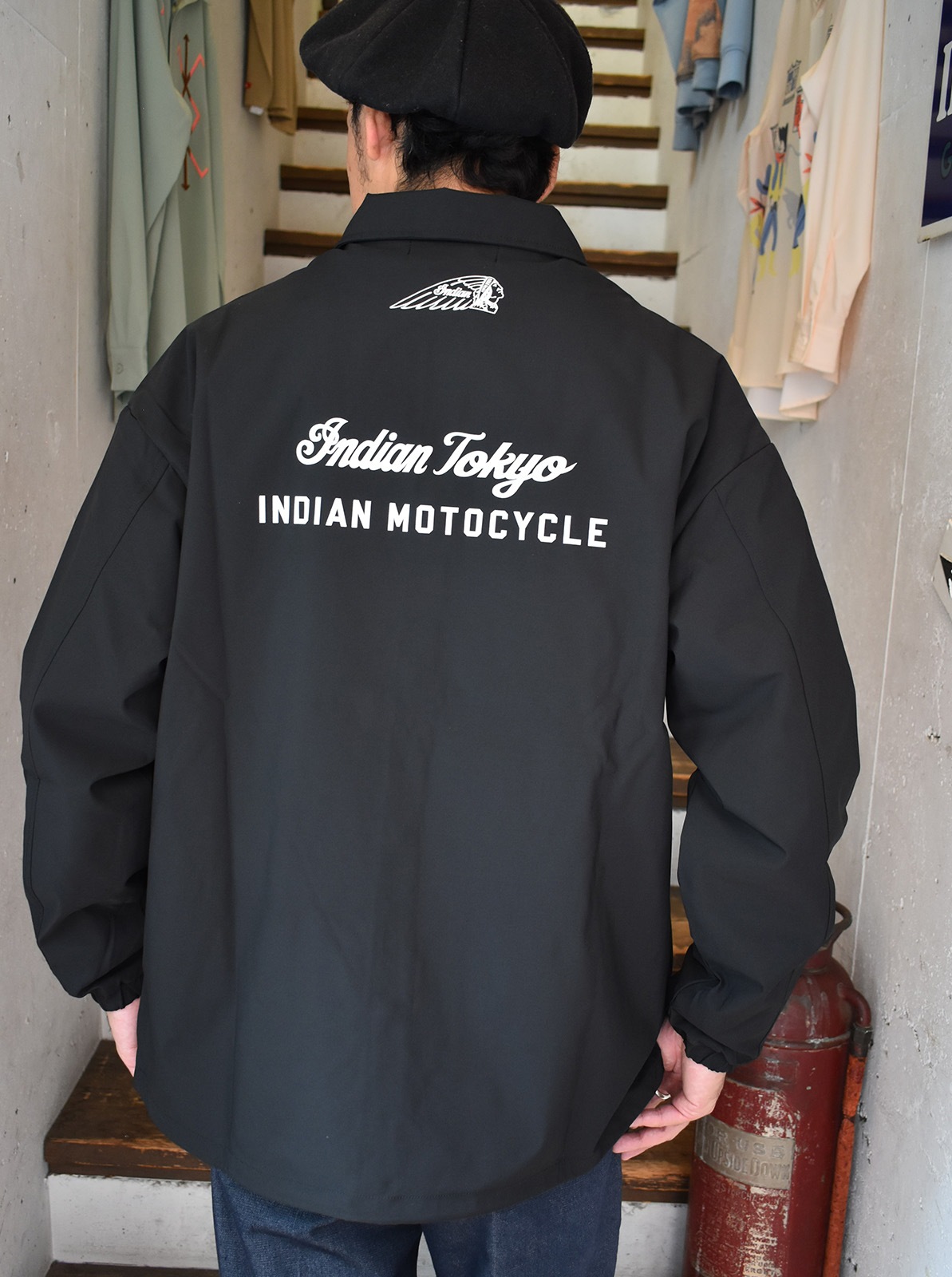 Indian Tokyo Recycle Polyester ��Coach Jacket��