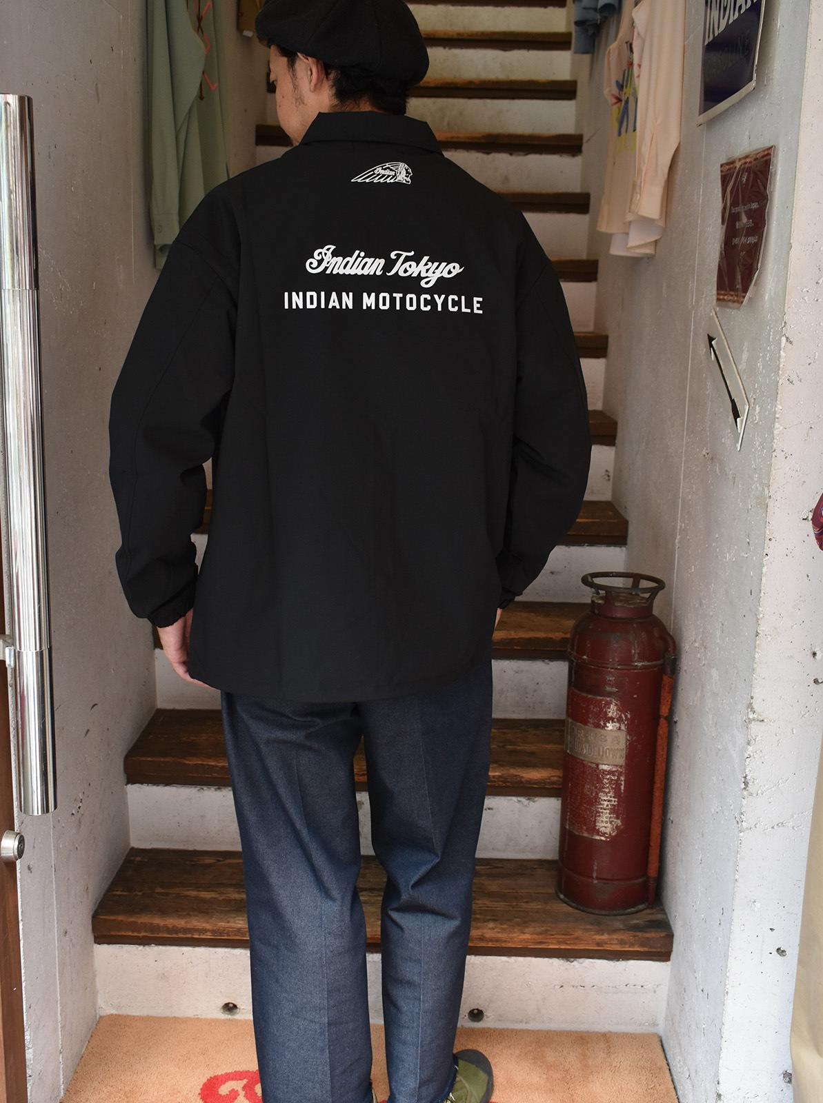 Indian Tokyo Recycle Polyester ��Coach Jacket��