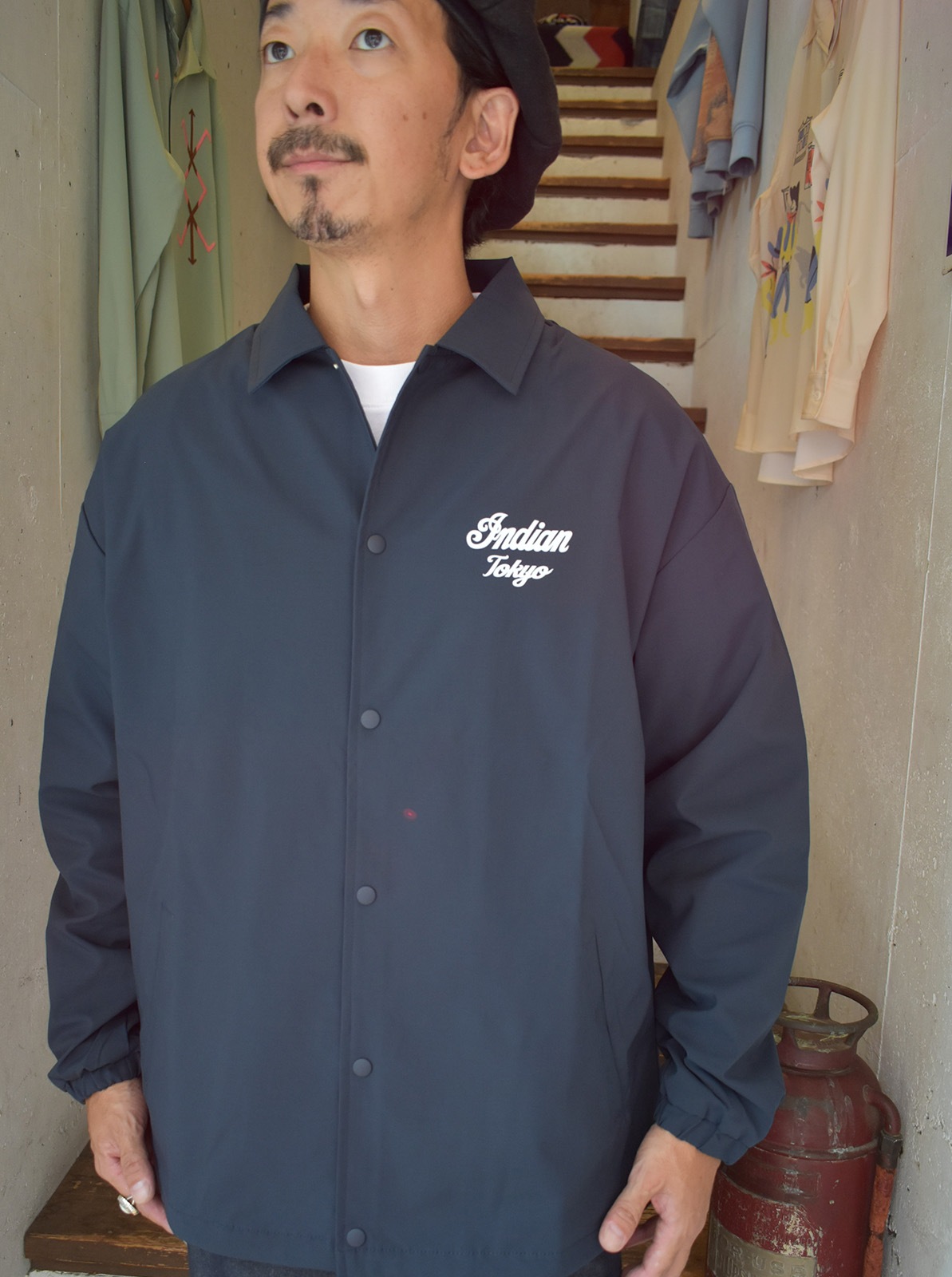 Indian Tokyo Recycle Polyester ��Coach Jacket��