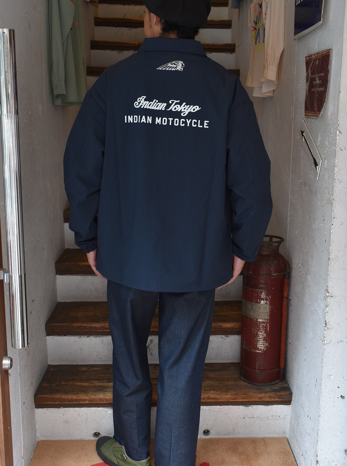 Indian Tokyo Recycle Polyester ��Coach Jacket��