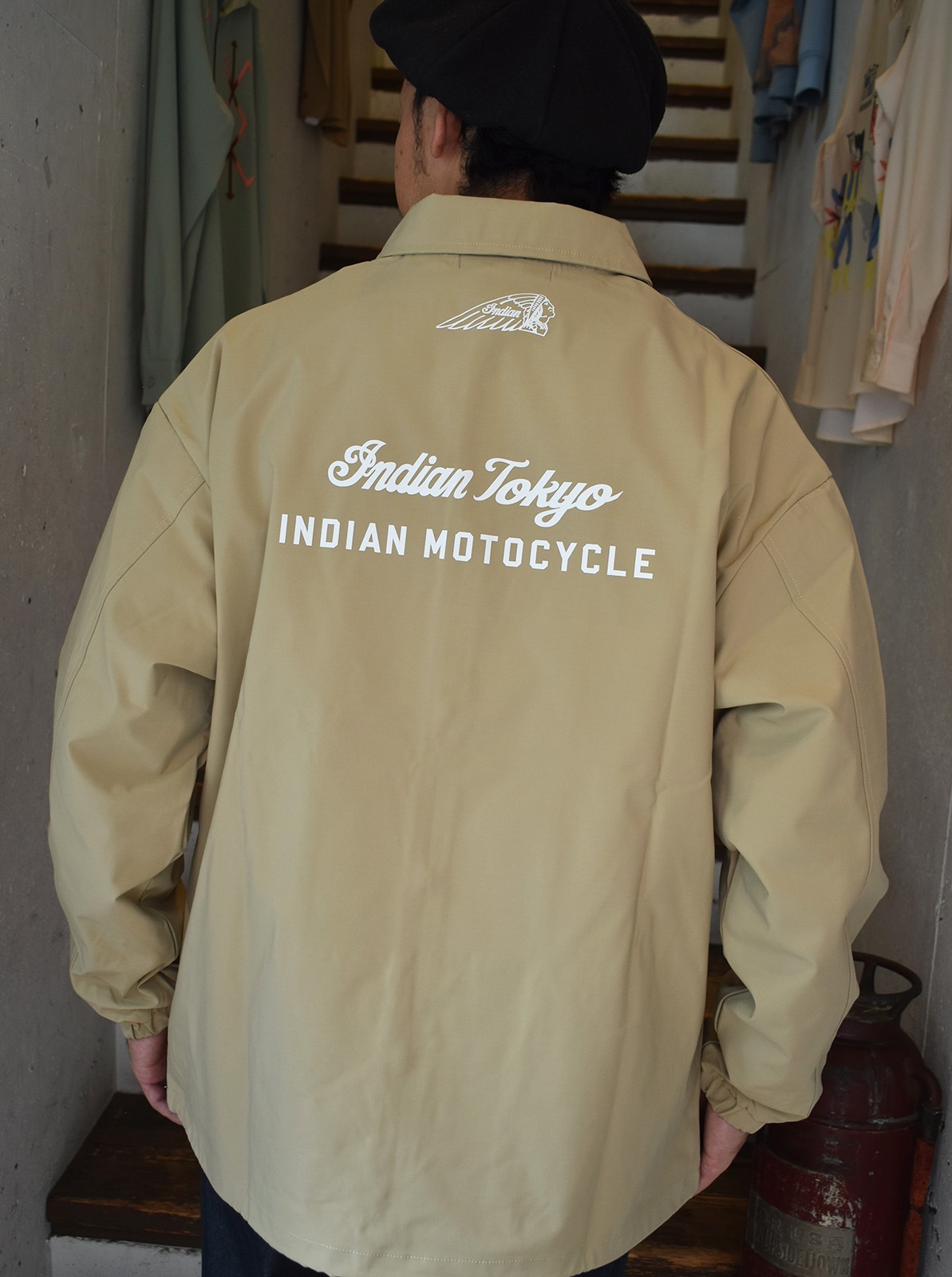 Indian Tokyo Recycle Polyester ��Coach Jacket��