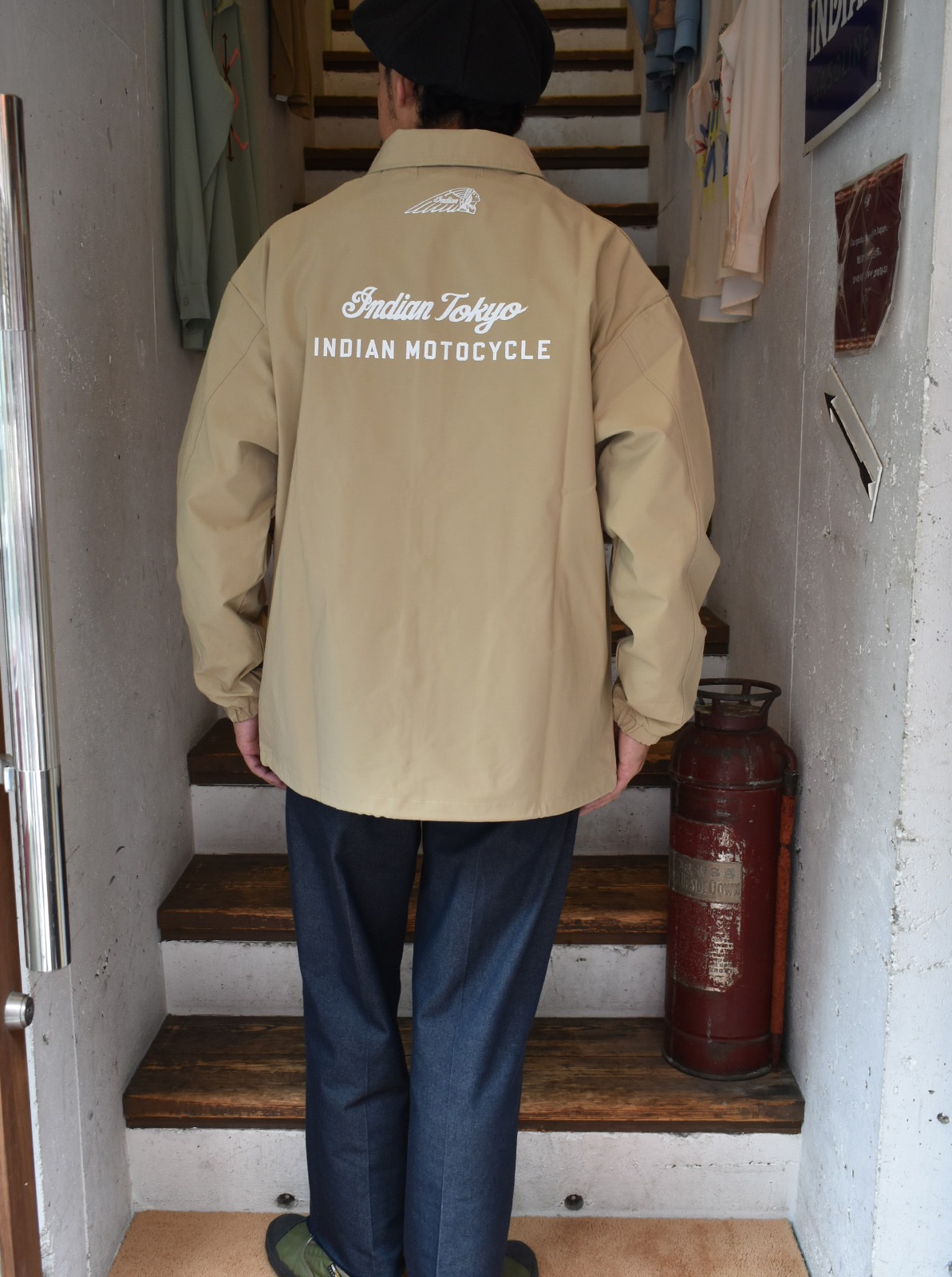 Indian Tokyo Recycle Polyester ��Coach Jacket��