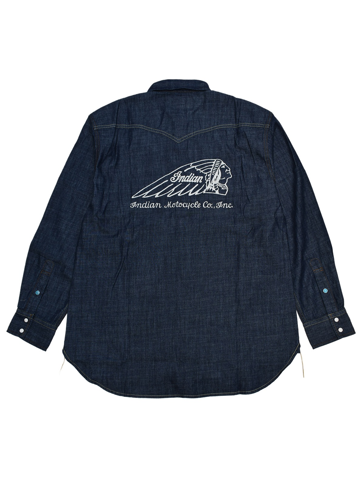 Denim Western Shirt  ��HEAD DRESS��