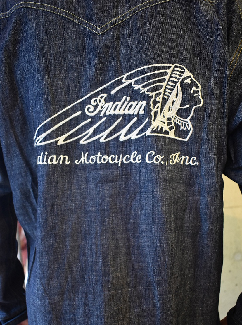 Denim Western Shirt  ��HEAD DRESS��