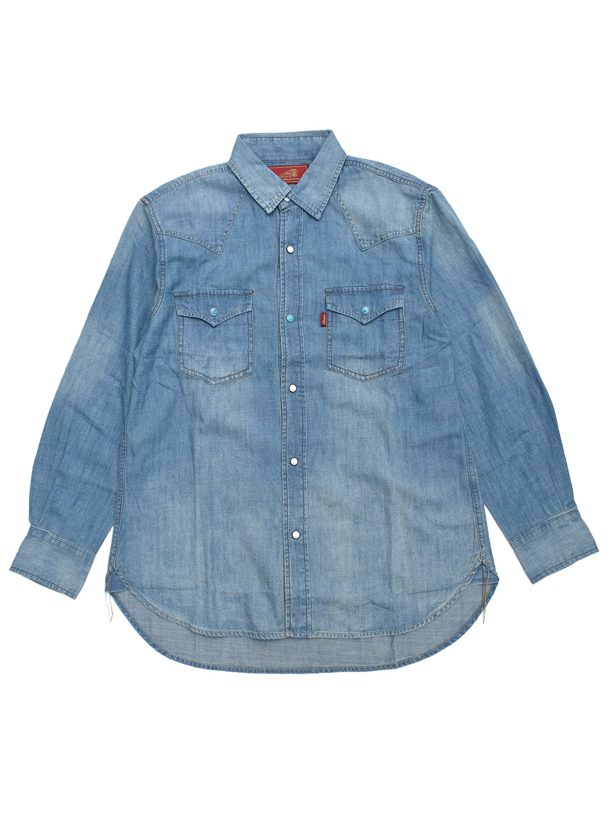 Denim Western Shirt  ��HEAD DRESS��