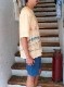 ALL OVER PRINT T-shirt "MEETS INDIAN"