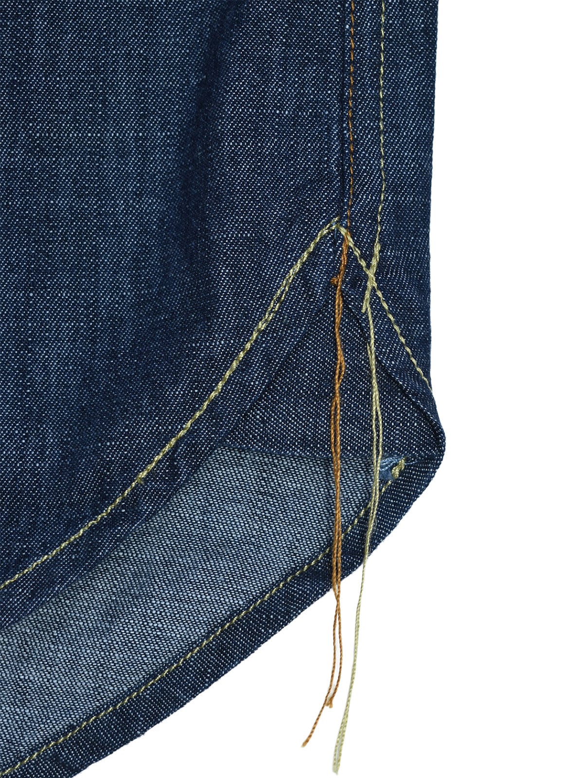 Denim Western Shirt Script logo