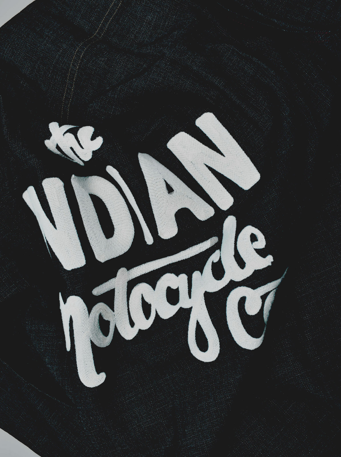 Denim Western Shirt Script logo