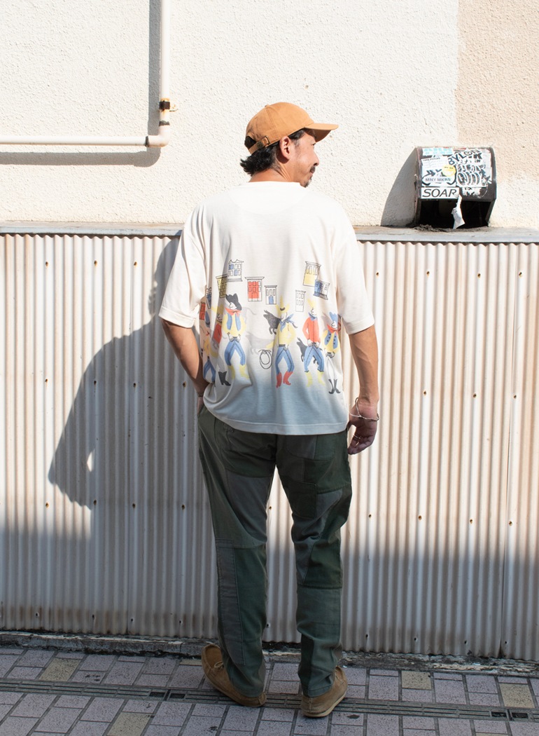 ALL OVER PRINT T-shirt "CITY COWBOY"