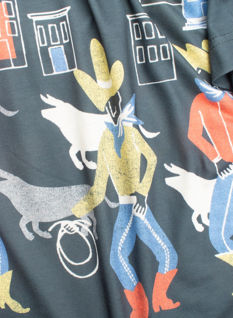 ALL OVER PRINT T-shirt "CITY COWBOY"