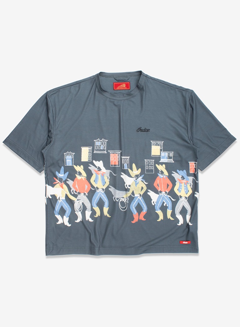 ALL OVER PRINT T-shirt "CITY COWBOY"