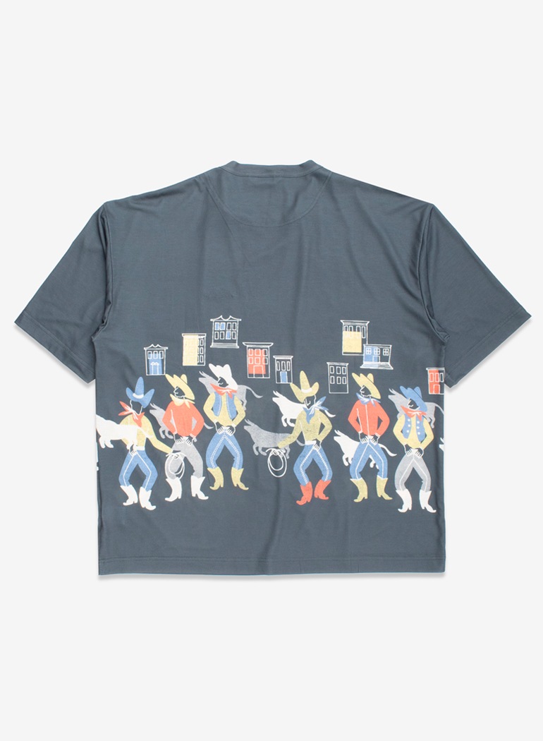 ALL OVER PRINT T-shirt "CITY COWBOY"