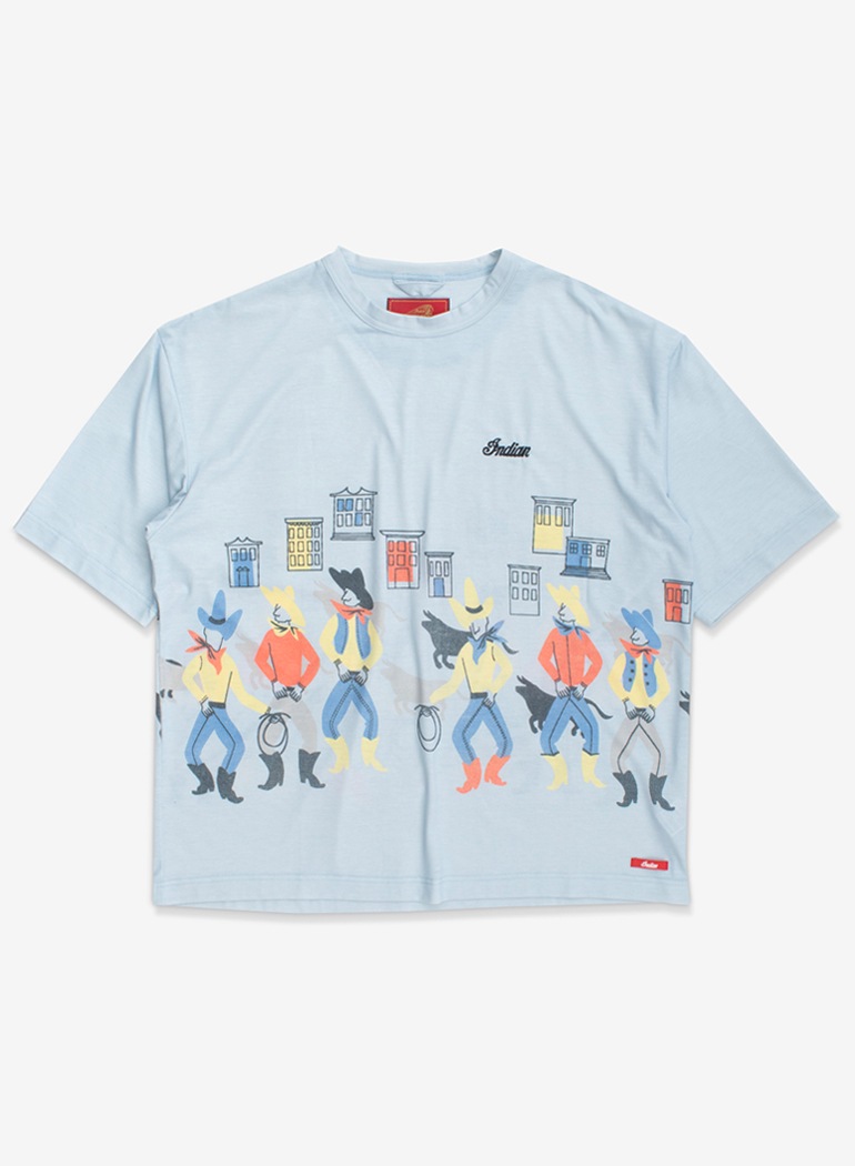 ALL OVER PRINT T-shirt "CITY COWBOY"