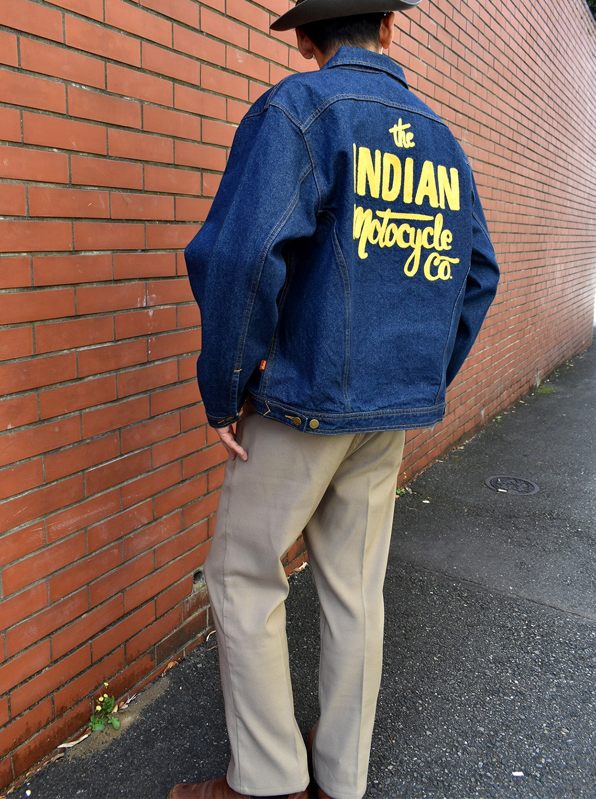Denim Jacket "the INDIAN motocycle Co."