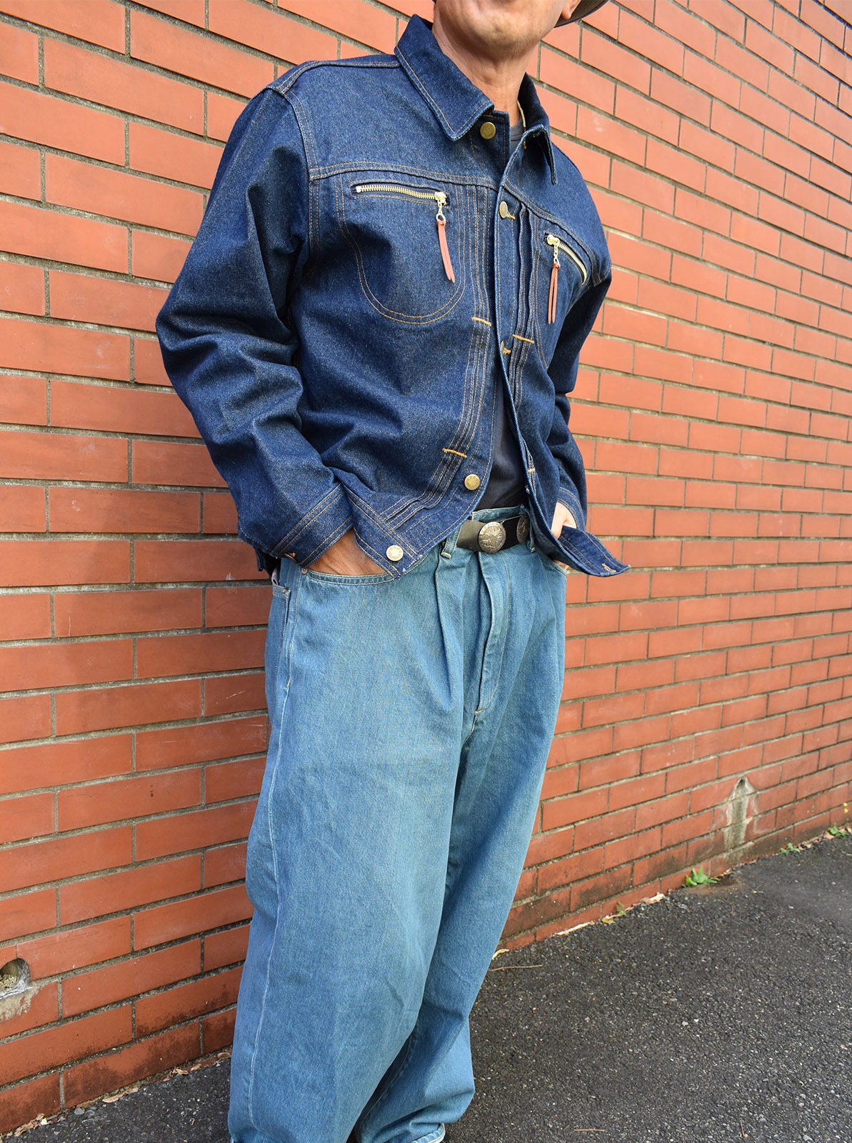 Denim Jacket "the INDIAN motocycle Co."