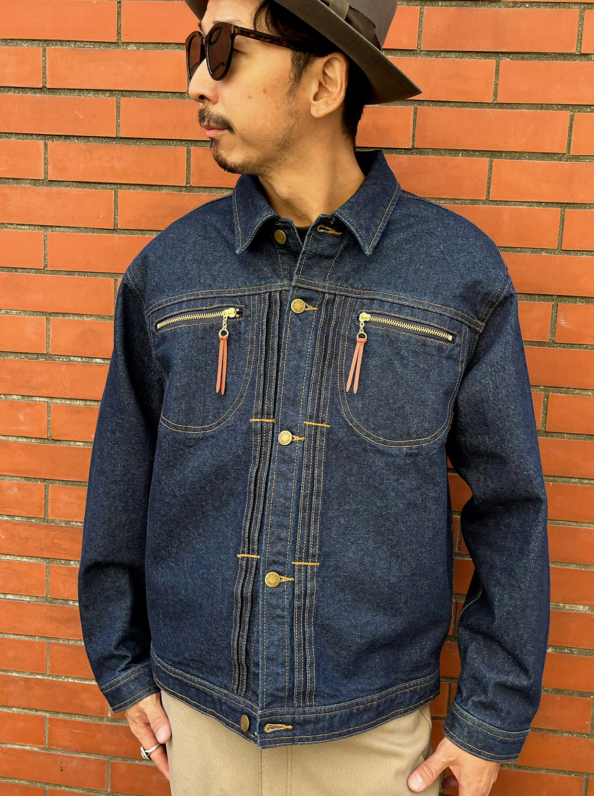 Denim Jacket "the INDIAN motocycle Co."