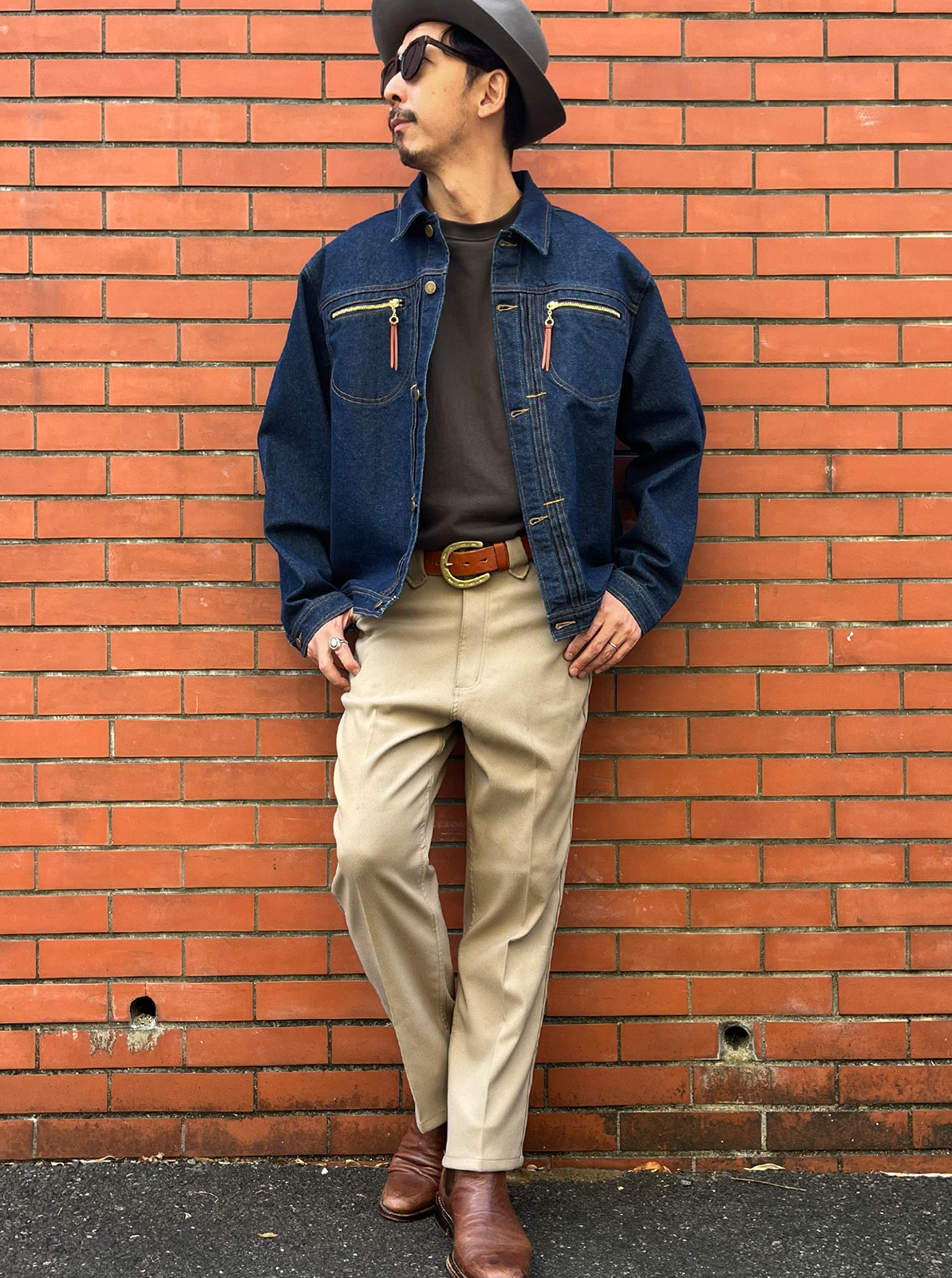 Denim Jacket "the INDIAN motocycle Co."